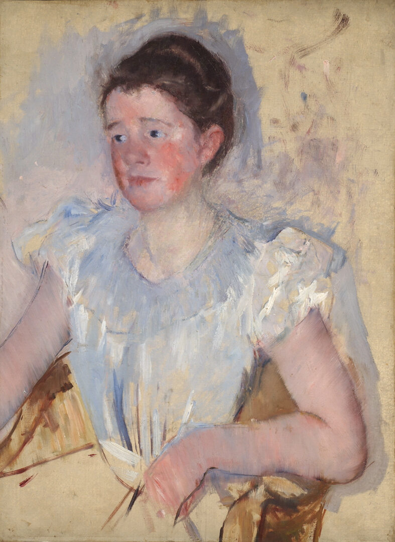 Painting of a woman sitting